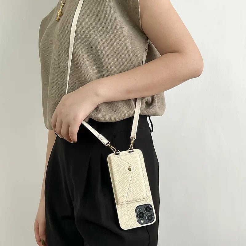 Leather Phone & Wallet Crossbody Case