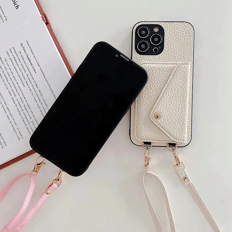Leather Phone & Wallet Crossbody Case